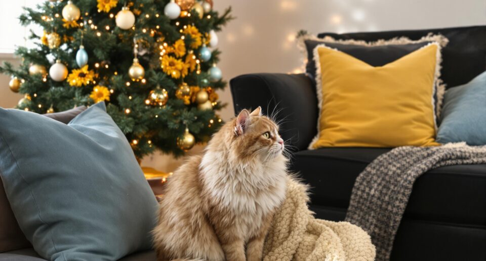 How To Keep Your Cat Safe Around Your Christmas Tree