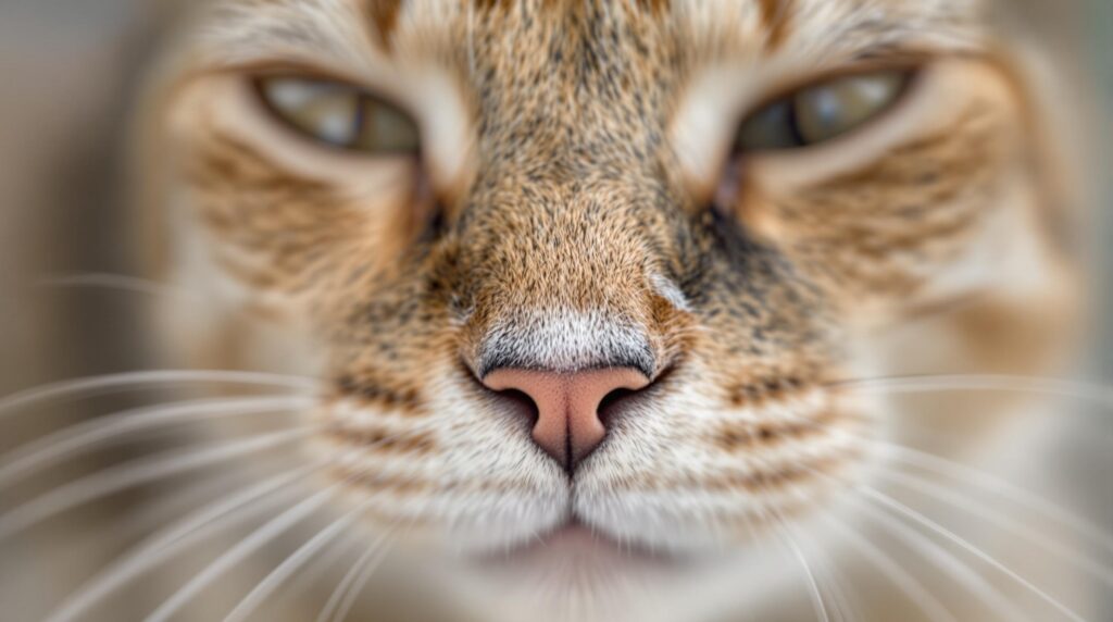 Close up of a cat's nose