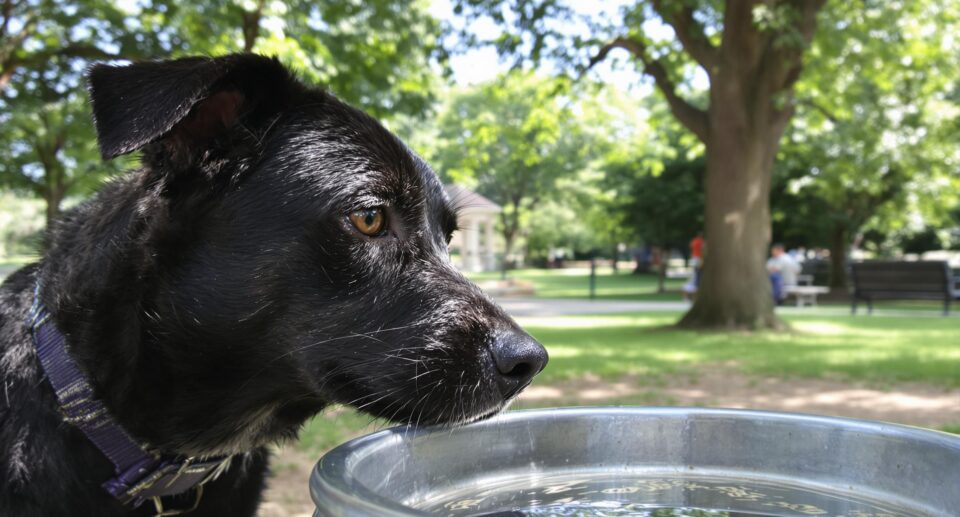 Should I Let My Dog Drink From Communal Water Bowls?