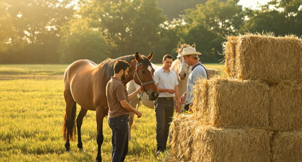 Hay Feeding Selection and Storage