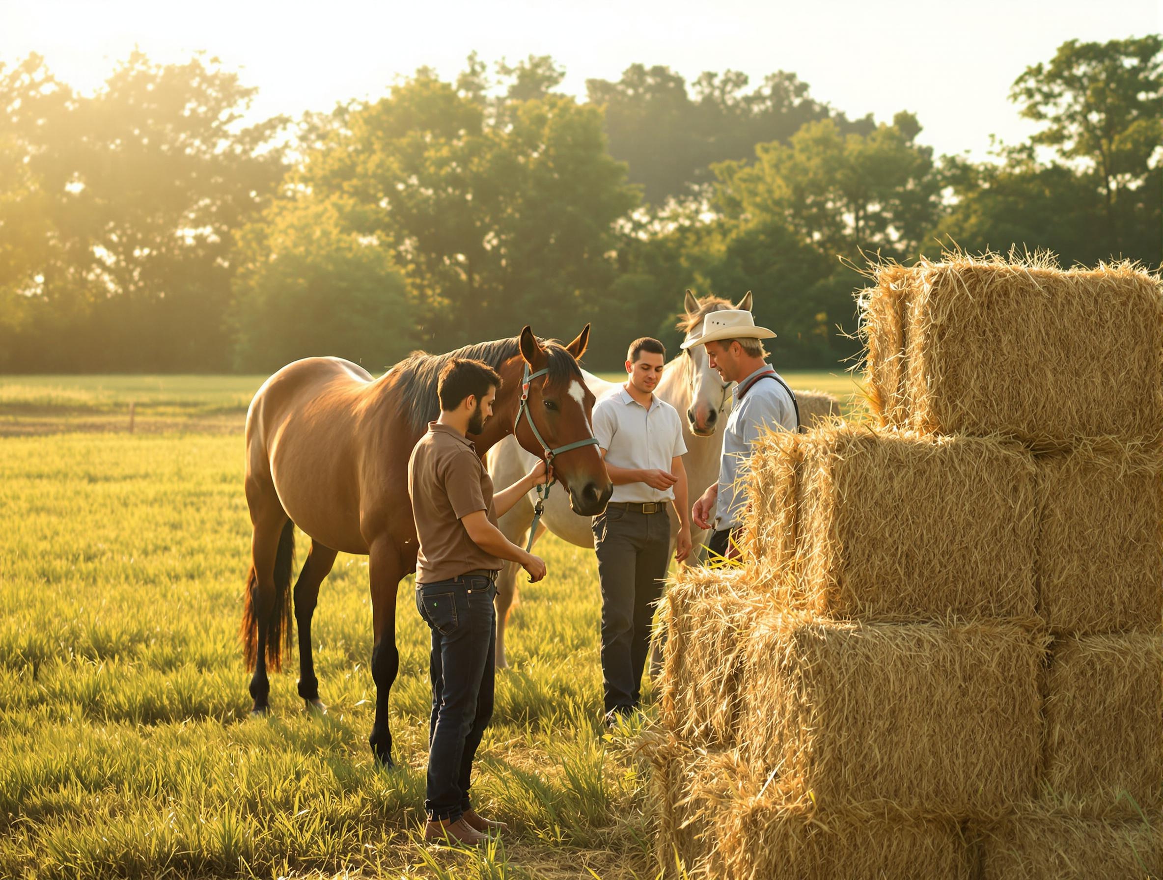 Hay Feeding Selection and Storage