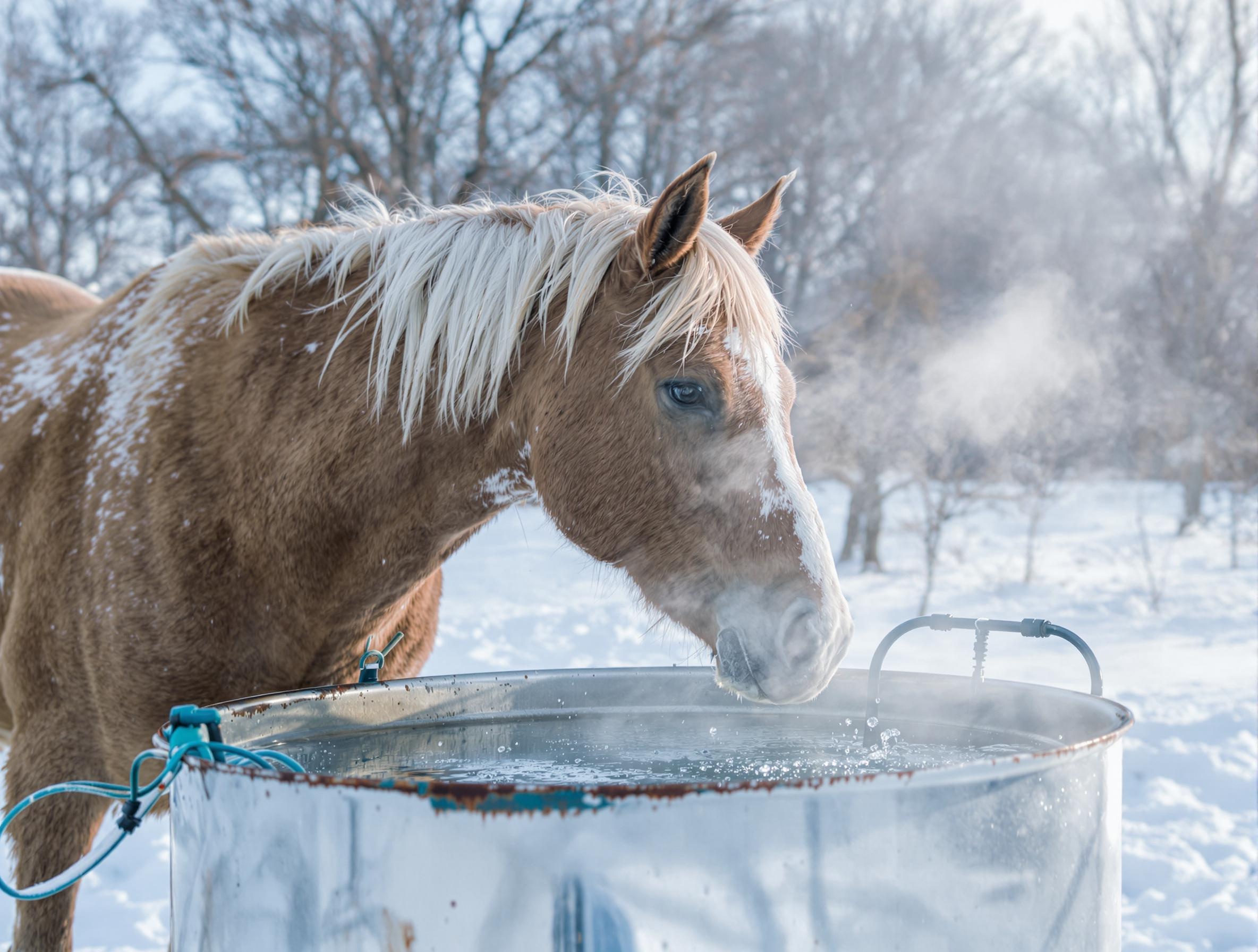 Prevent Winter Dehydration In Horses