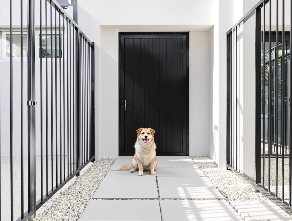 Secure Yard or Living Area for Dog