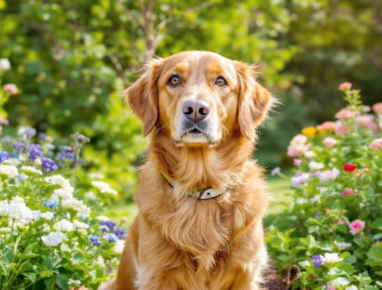 tick-prevention-collar-on-golden-retriever